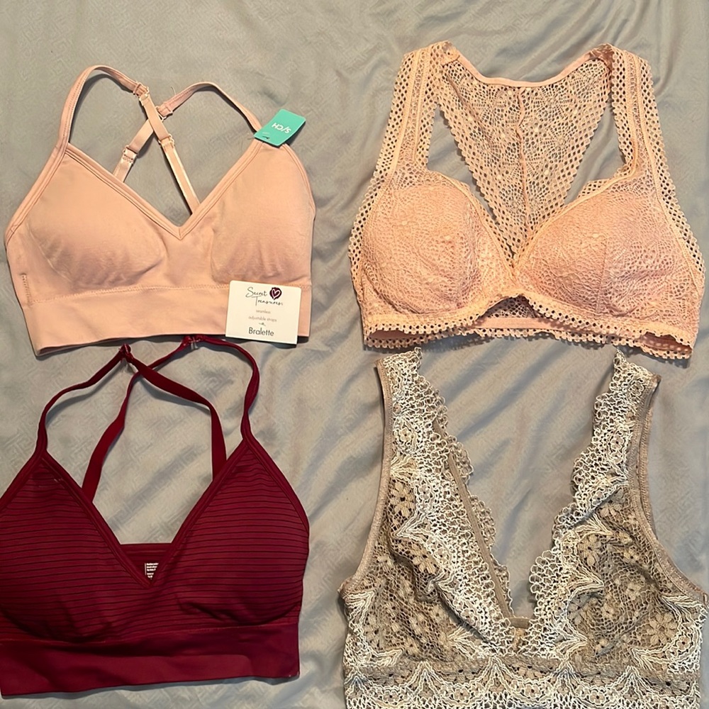Lot of 4 Bralettes